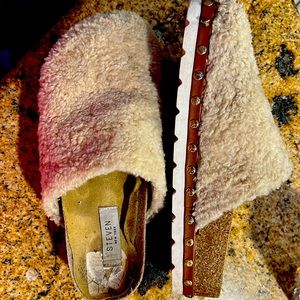 Steve Madden Sherpa mules